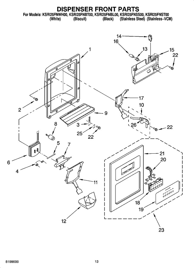 Diagram for KSRI25FNWH00