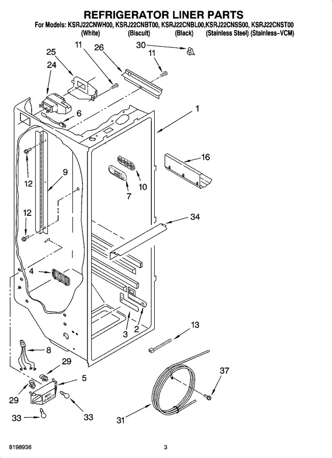 Diagram for KSRJ22CNBL00