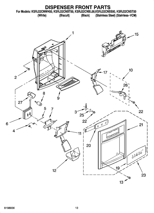 Diagram for KSRJ22CNBL00