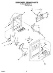 Diagram for 09 - Dispenser Front Parts