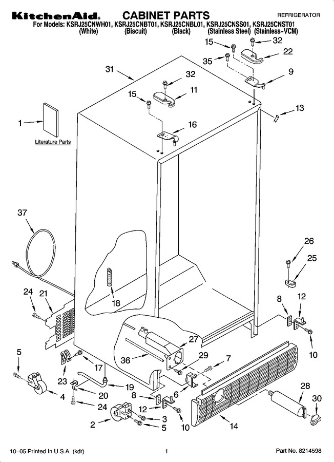 Diagram for KSRJ25CNBT01