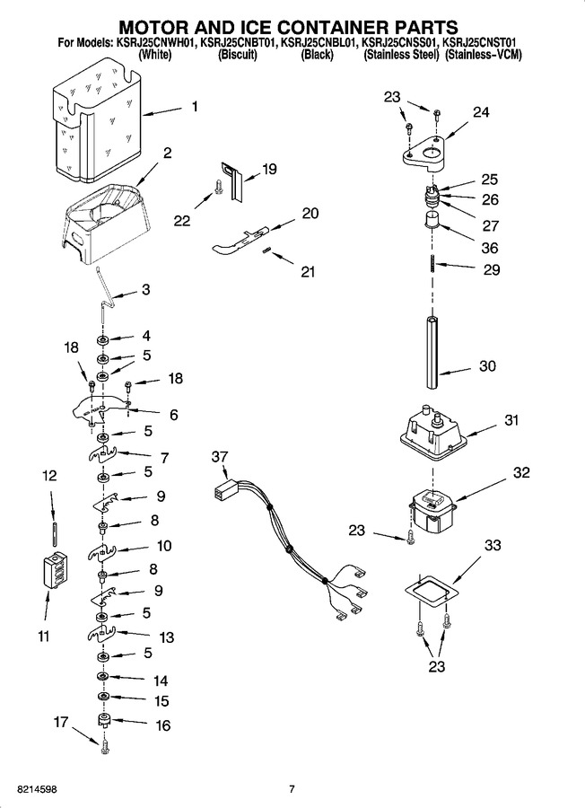 Diagram for KSRJ25CNSS01