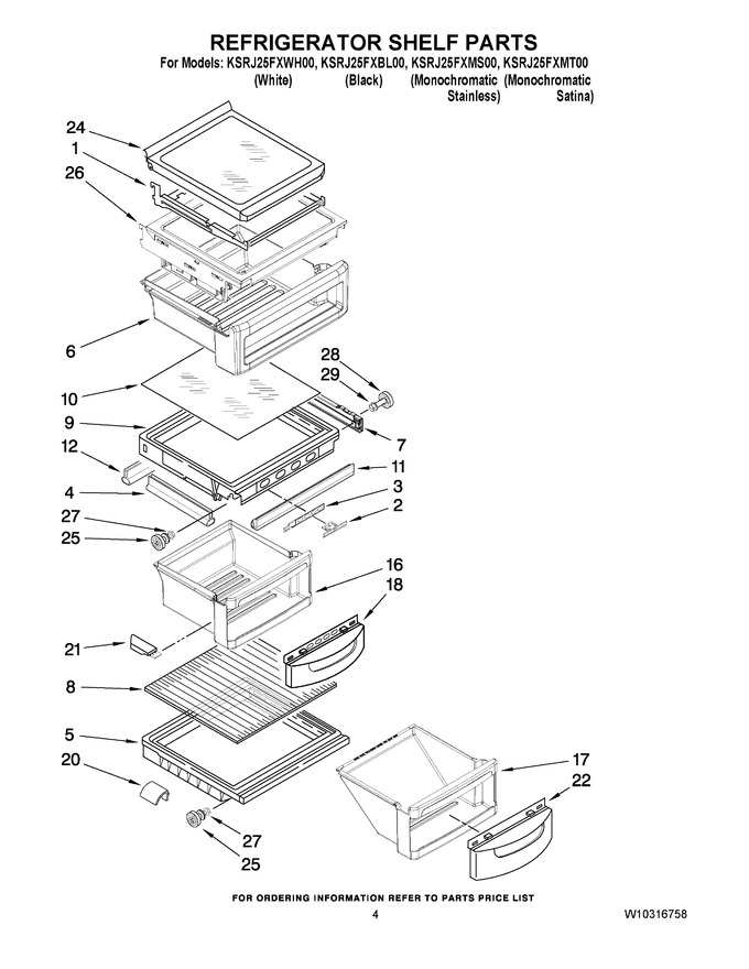 Diagram for KSRJ25FXBL00