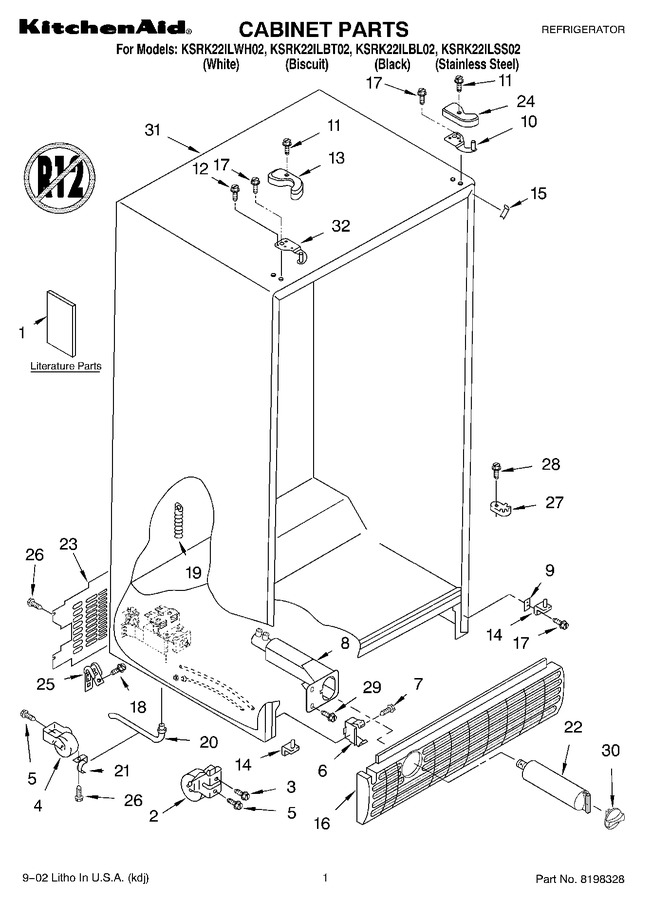 Diagram for KSRK22ILBL02
