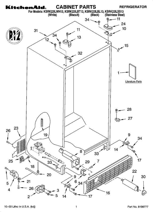 Diagram for KSRK22ILWH13