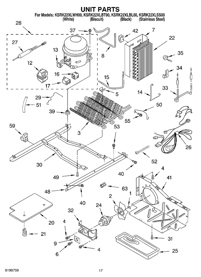 Diagram for KSRK22XLBL00