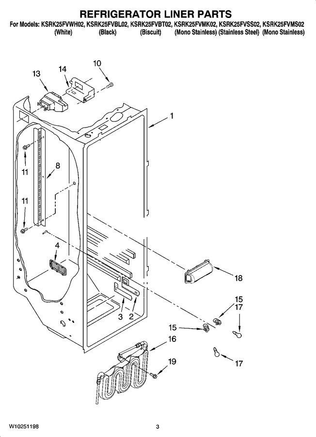 Diagram for KSRK25FVBL02
