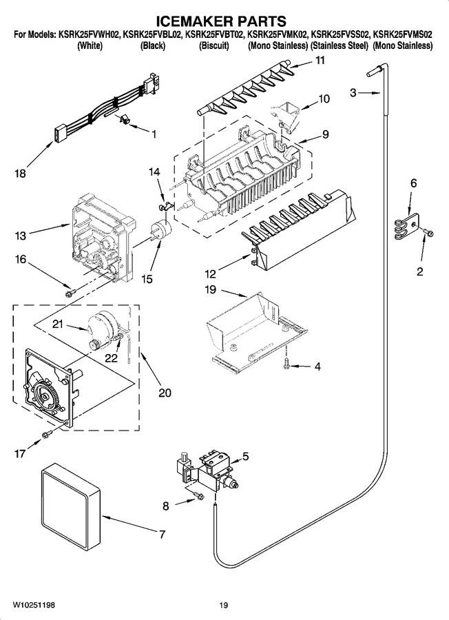 Diagram for KSRK25FVBL02