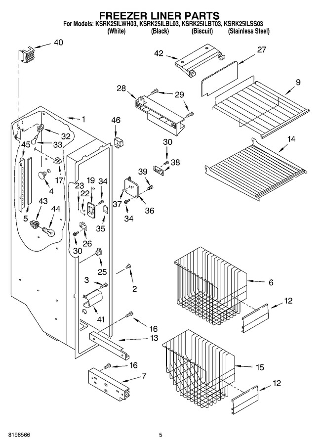 Diagram for KSRK25ILWH03