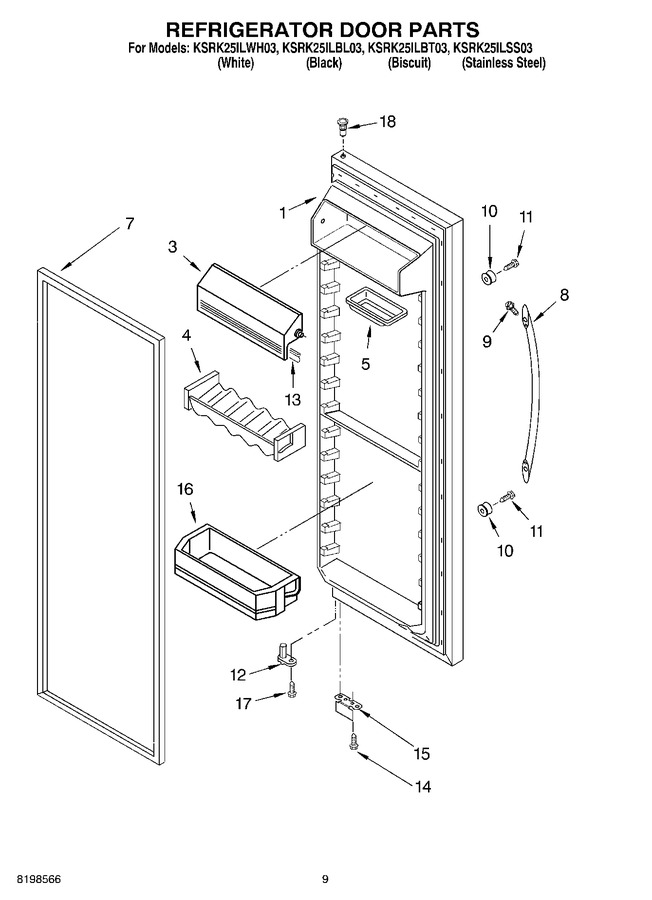 Diagram for KSRK25ILWH03