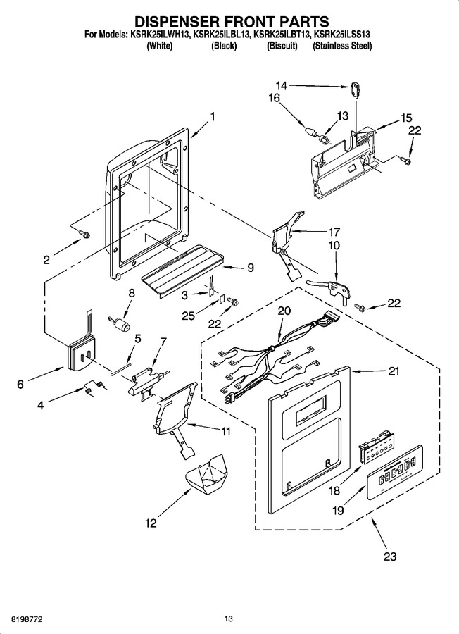 Diagram for KSRK25ILSS13
