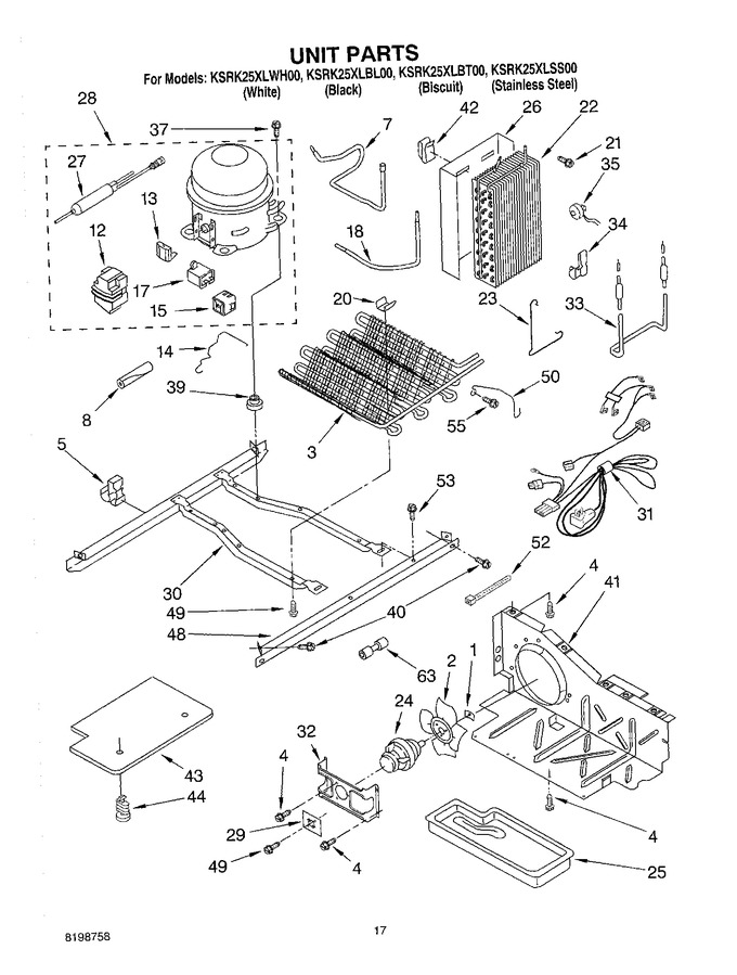 Diagram for KSRK25XLSS00