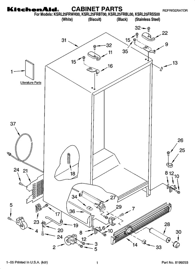 Diagram for KSRL25FRBT00