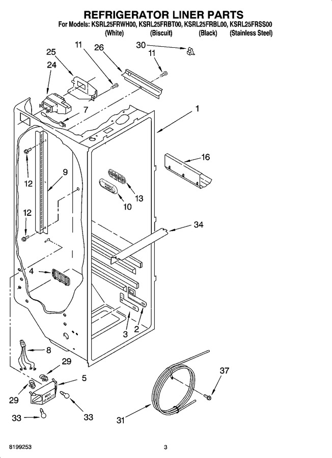 Diagram for KSRL25FRBT00