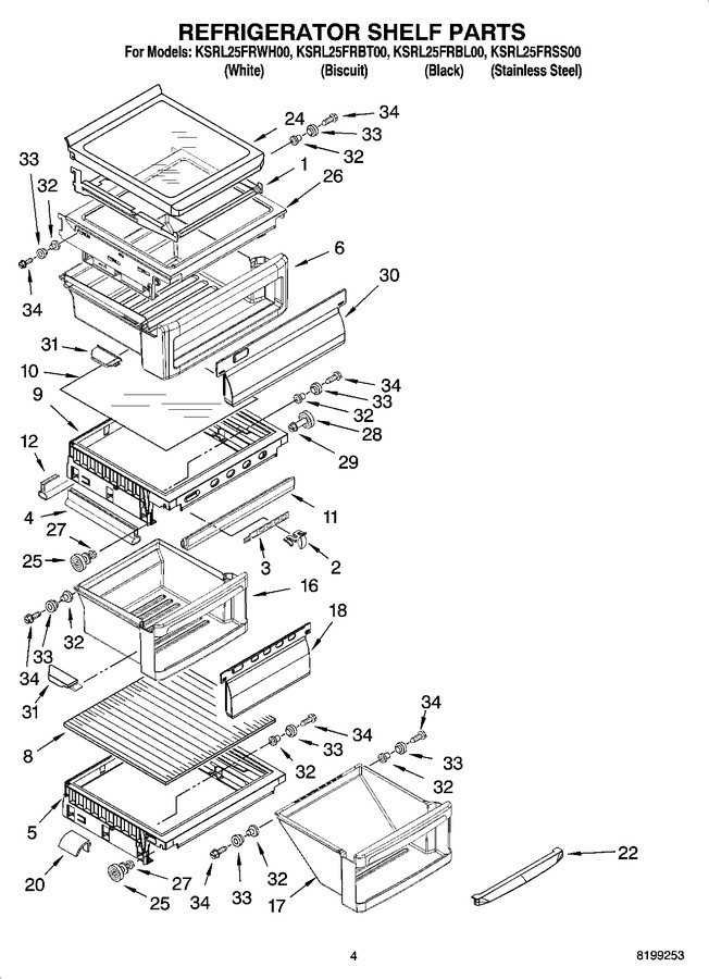 Diagram for KSRL25FRBL00