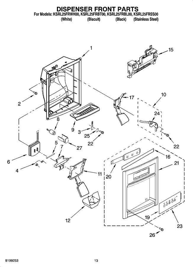 Diagram for KSRL25FRBT00
