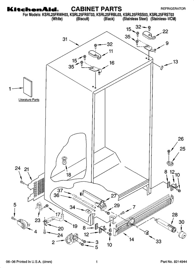 Diagram for KSRL25FRBT03