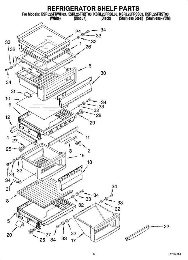 Diagram for KSRL25FRST03