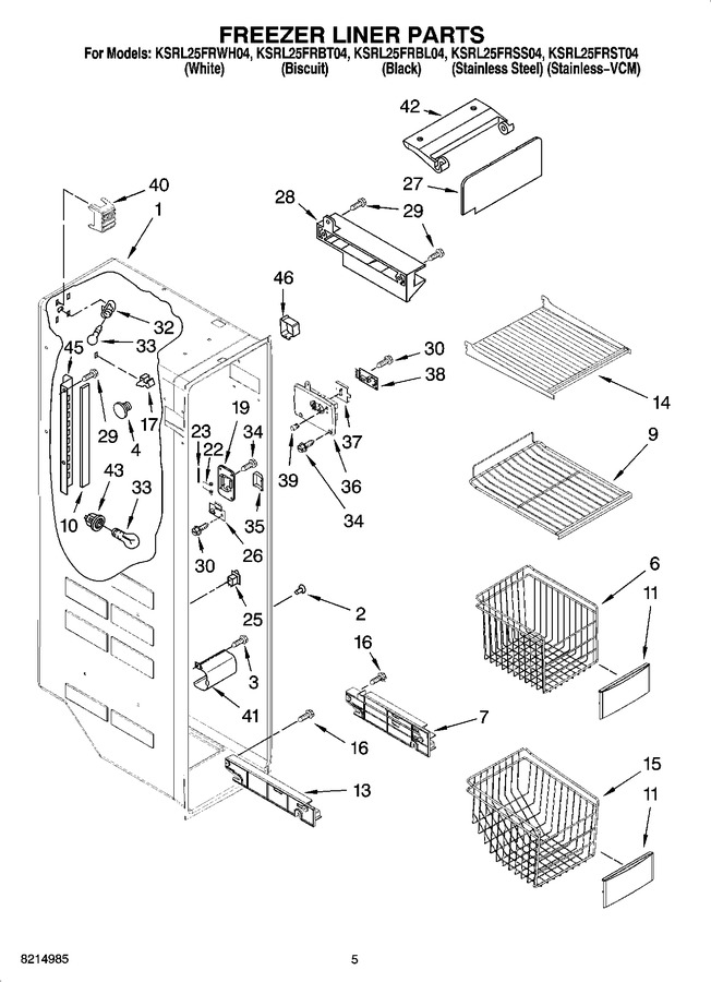 Diagram for KSRL25FRST04