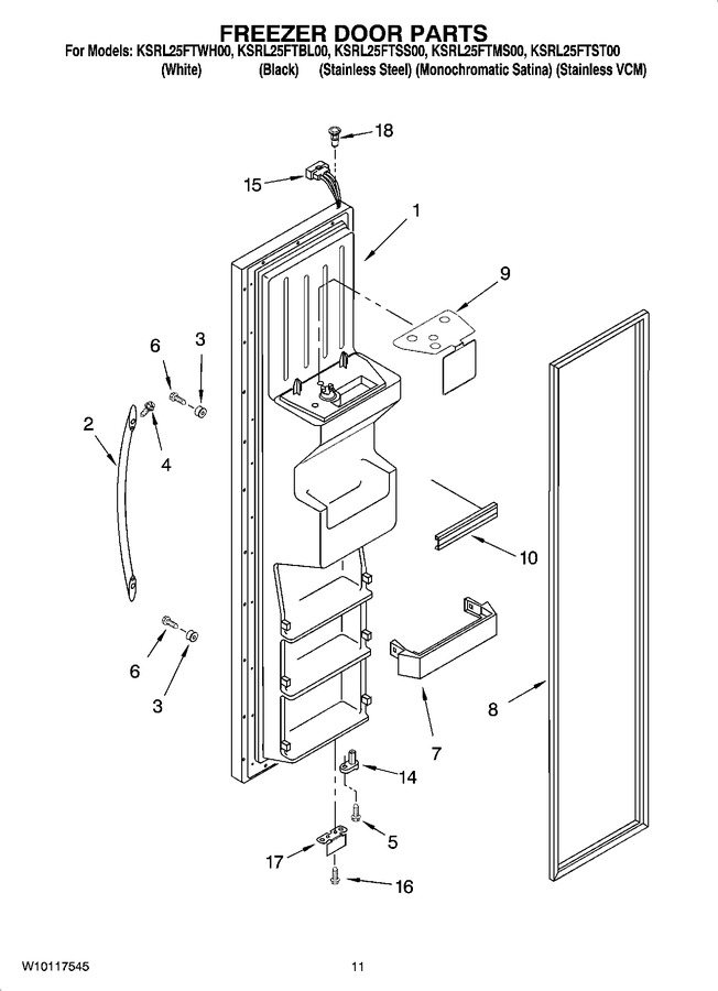 Diagram for KSRL25FTWH00