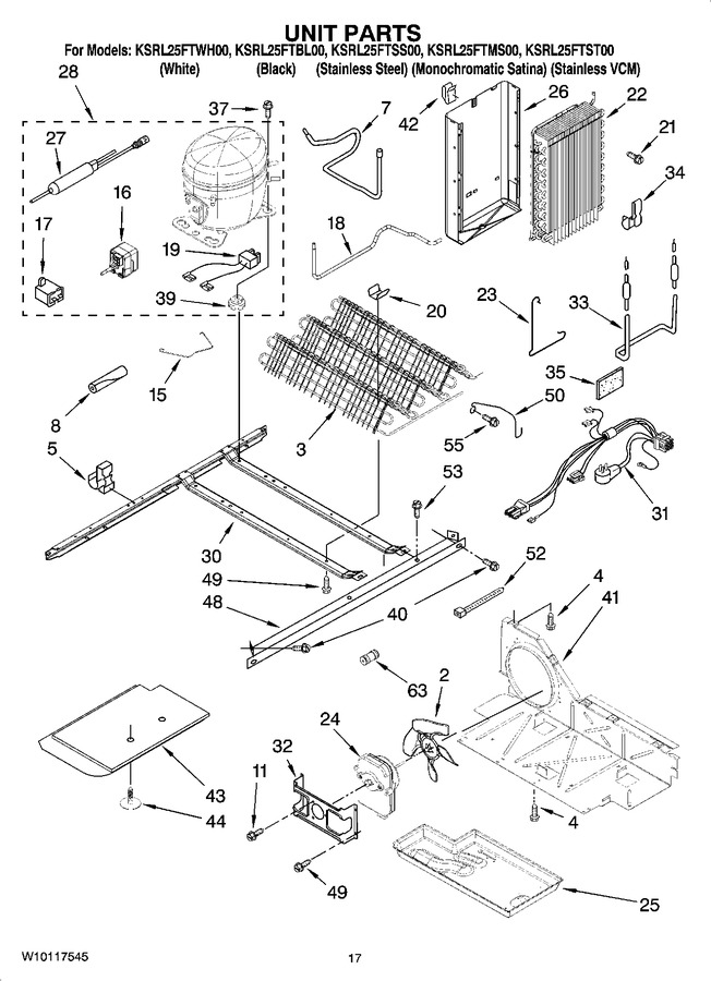 Diagram for KSRL25FTWH00
