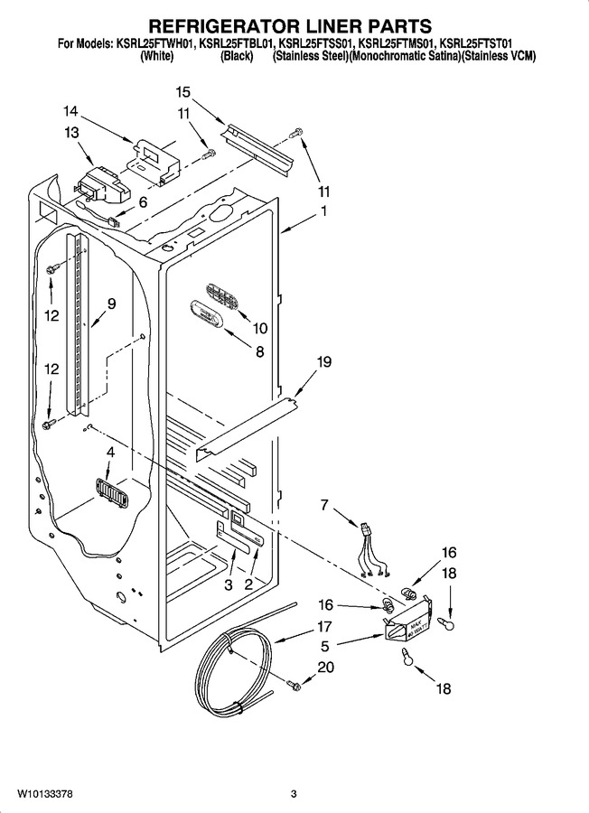 Diagram for KSRL25FTSS01
