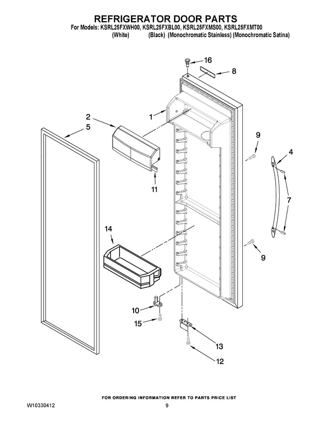 Diagram for KSRL25FXBL00