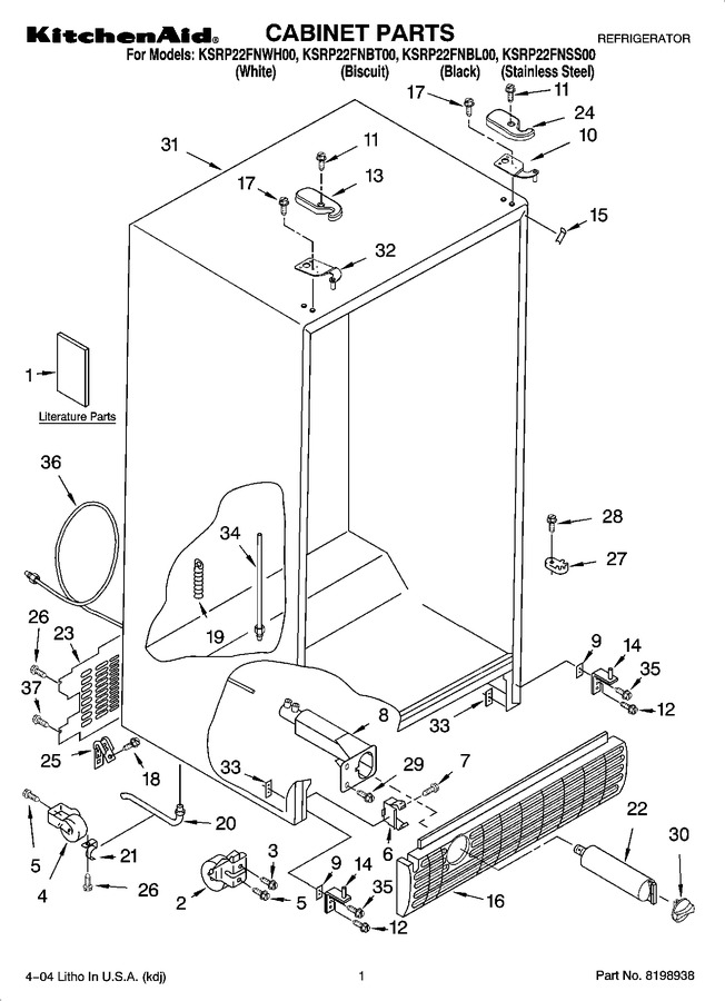 Diagram for KSRP22FNBL00