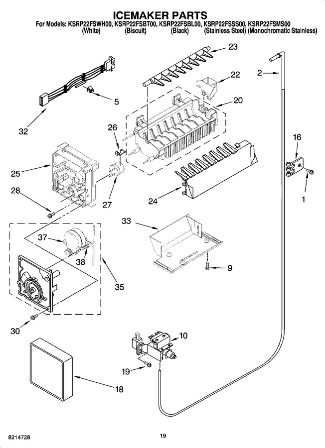 Diagram for KSRP22FSWH00