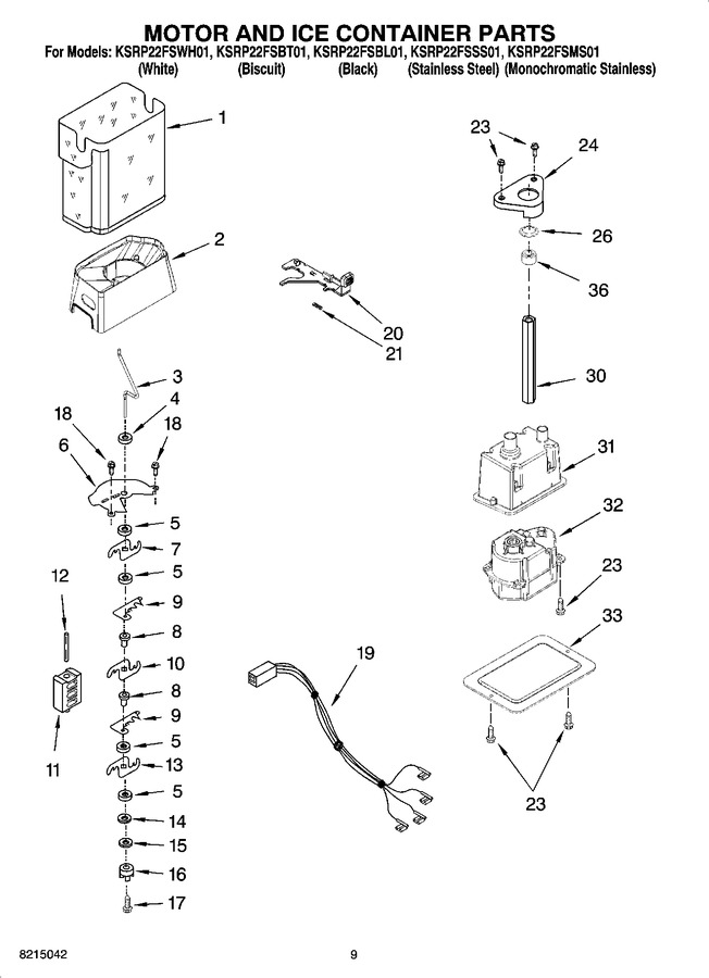 Diagram for KSRP22FSWH01