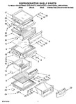 Diagram for 05 - Refrigerator Shelf Parts