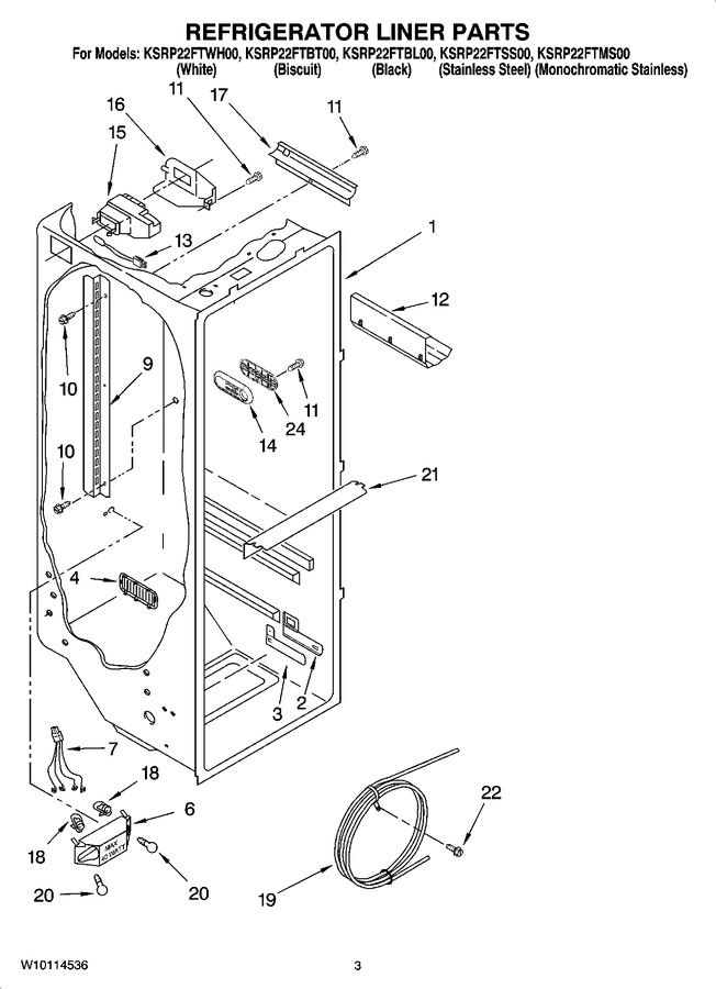 Diagram for KSRP22FTBL00