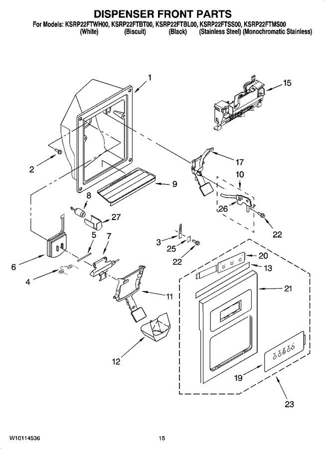 Diagram for KSRP22FTSS00