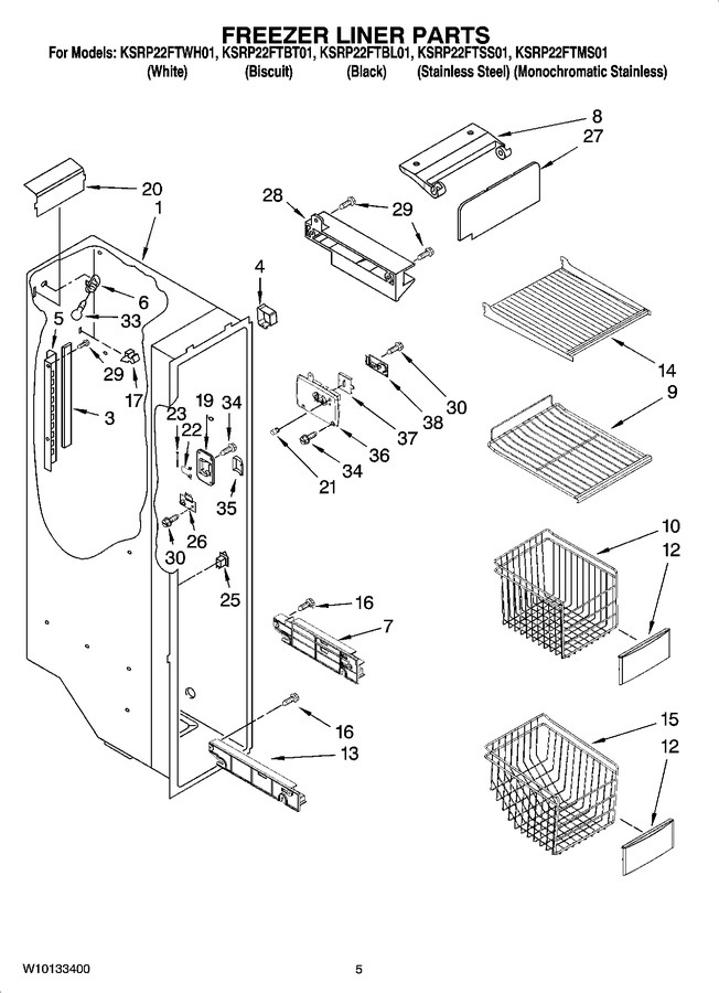 Diagram for KSRP22FTBL01