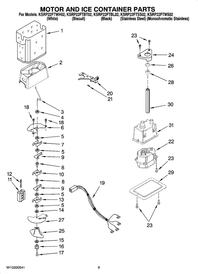Diagram for KSRP22FTBL02