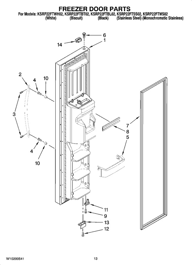 Diagram for KSRP22FTBL02