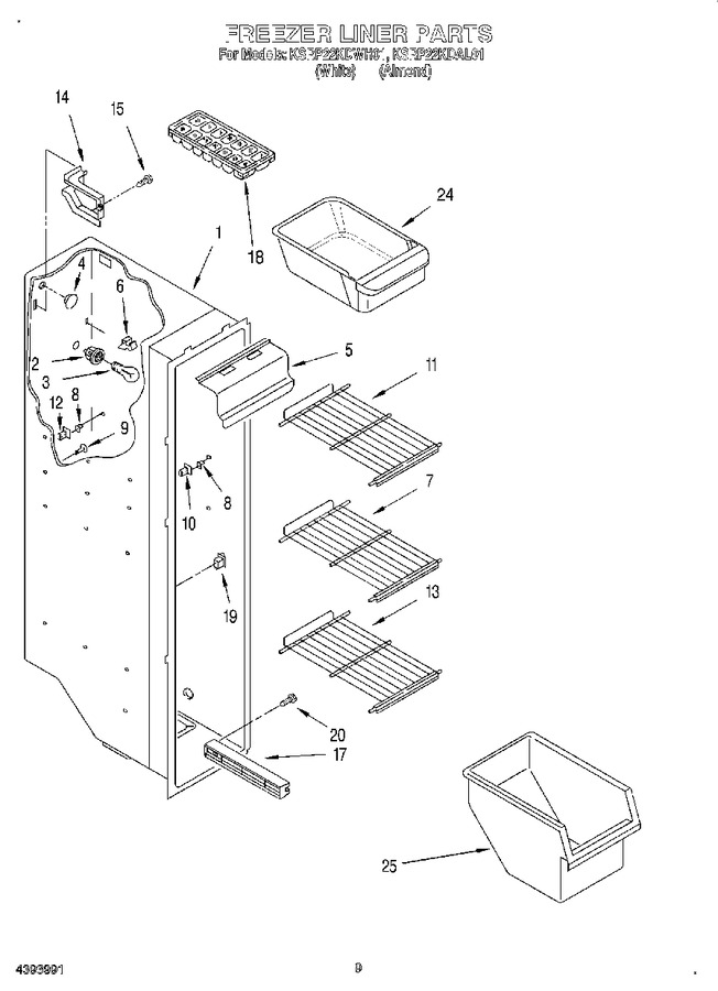 Diagram for KSRP22KDWH01