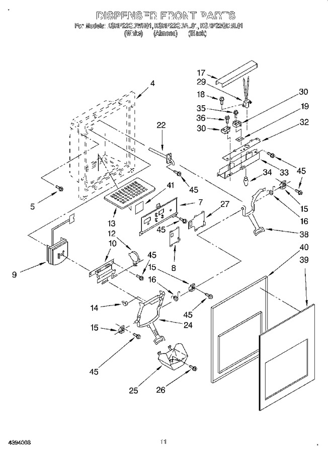 Diagram for KSRP22QDWH01