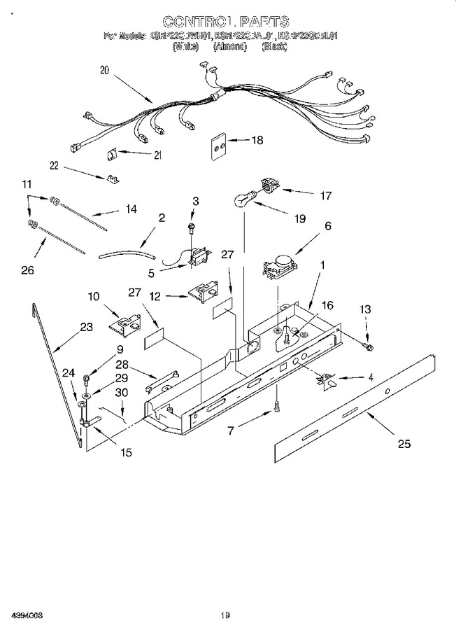 Diagram for KSRP22QDWH01