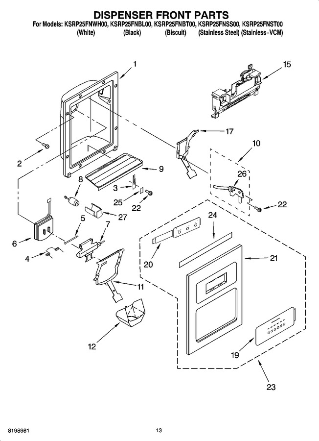 Diagram for KSRP25FNSS00