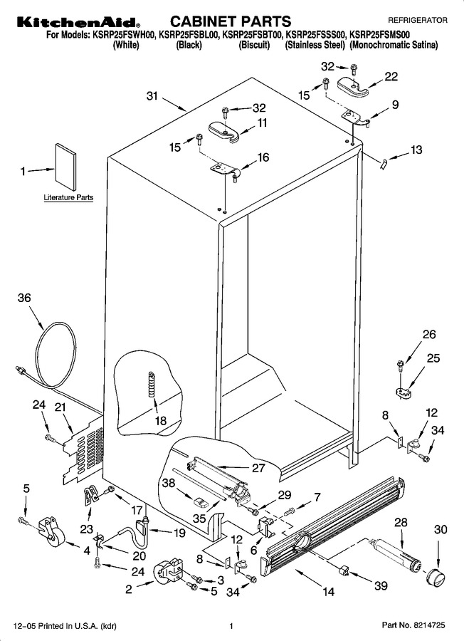 Diagram for KSRP25FSBT00