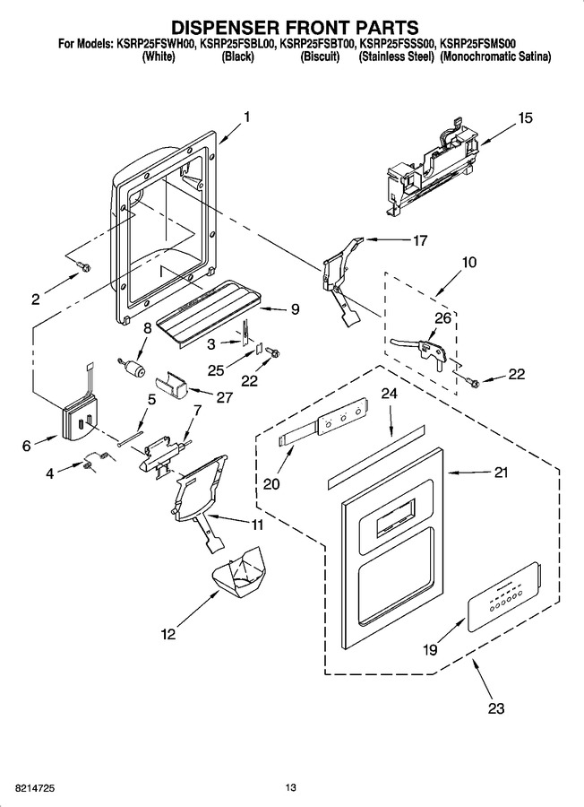 Diagram for KSRP25FSBT00