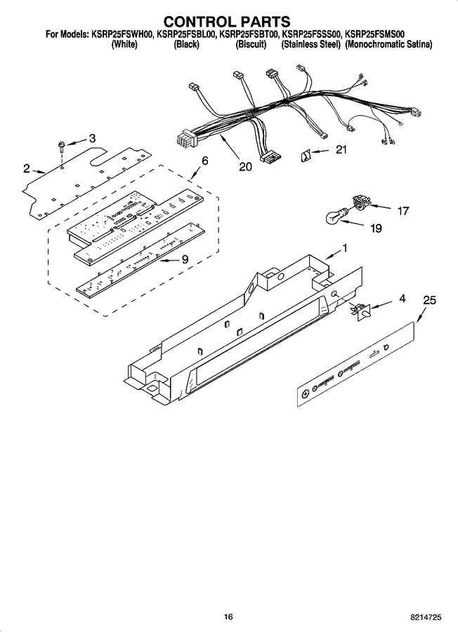 Diagram for KSRP25FSMS00