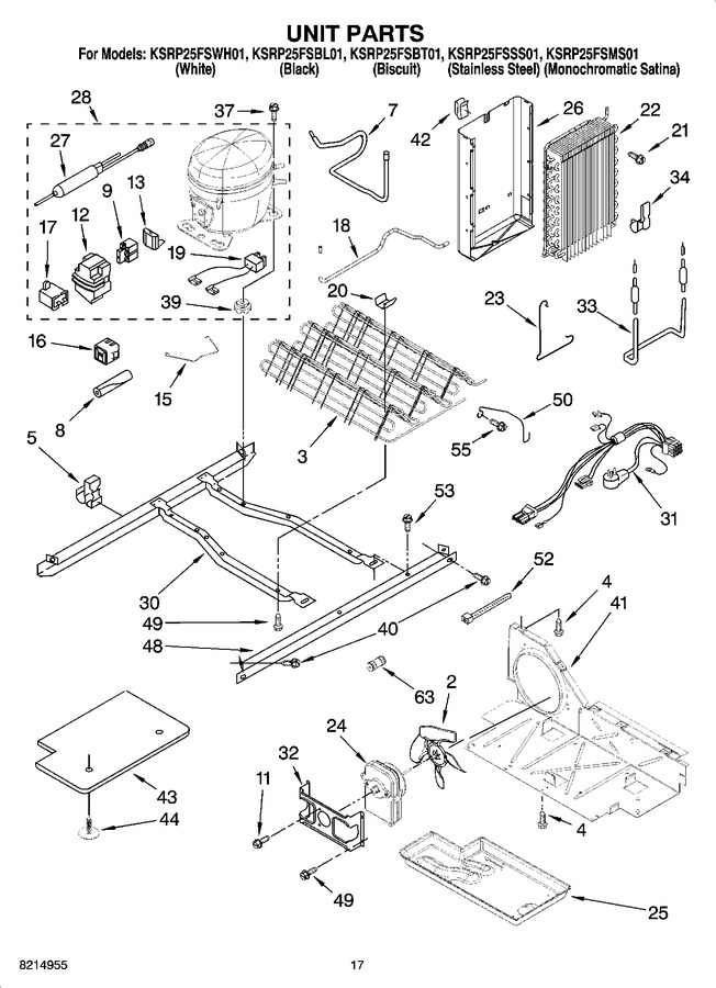 Diagram for KSRP25FSWH01