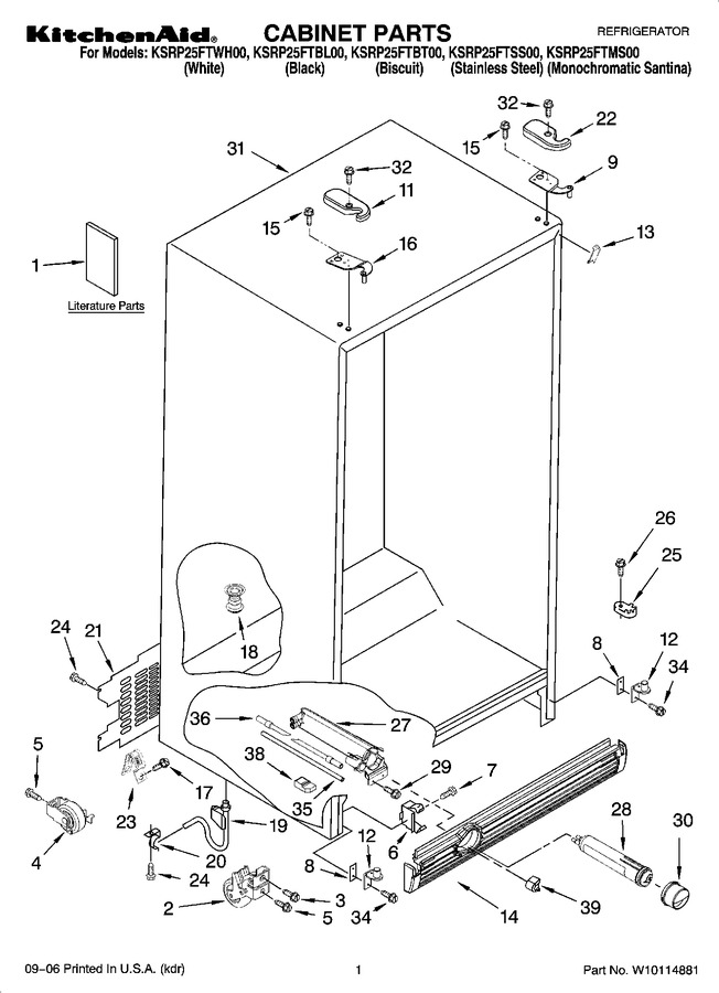 Diagram for KSRP25FTSS00