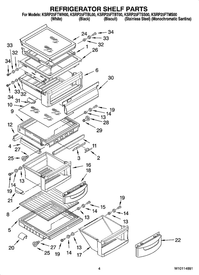 Diagram for KSRP25FTSS00