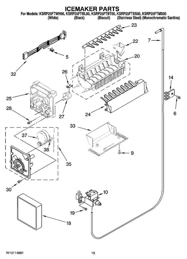 Diagram for KSRP25FTSS00