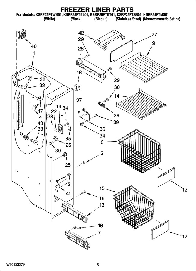 Diagram for KSRP25FTBL01