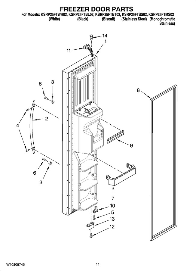 Diagram for KSRP25FTBL02
