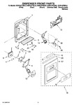 Diagram for 08 - Dispenser Front Parts